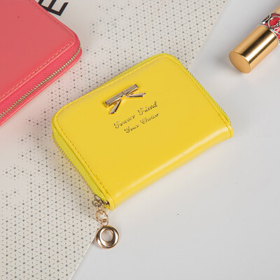 Korean fresh&simple bow ladies coin purse bag zipper mini women wallet card package short paragraph
Korean fresh&simple bow ladies coin purse bag zipper mini women wallet card package short paragraph
