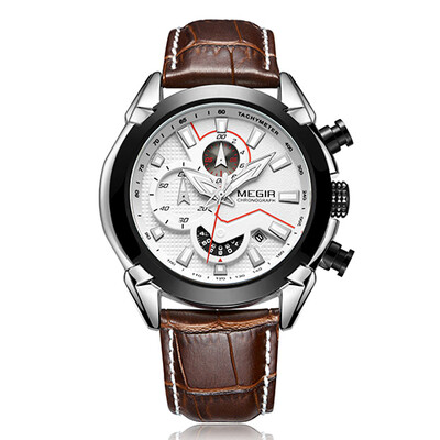 MEGIR Military Sport Watch Men Top Brand Luxury Leather Army Quartz Watches Clock Men Creative Chronograph Relogio Masculino
MEGIR Military Sport Watch Men Top Brand Luxury Leather Army Quartz Watches Clock Men Creative Chronograph Relogio Masculino