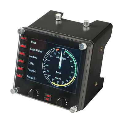 Logitech G Flight Instrument Panel dedicated multi-instrument LCD panel simulation controller flight simulation game titanium flight LCD instrument panel
Logitech G Flight Instrument Panel dedicated multi-instrument LCD panel simulation controller flight simulation game titanium flight LCD instrument panel