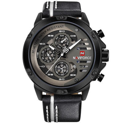 NAVIFORCE Мужские часы Лучшие бренды Роскошные водонепроницаемые 24 часа Дата Кварцевые часы Мужчины Кожаные спортивные наручные часы Мужчины Водонепроницаемые часы
NAVIFORCE Мужские часы Лучшие бренды Роскошные водонепроницаемые 24 часа Дата Кварцевые часы Мужчины Кожаные спортивные наручные часы Мужчины Водонепроницаемые часы