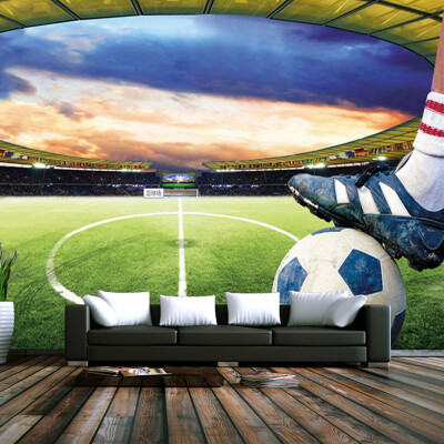 Custom European Non-woven Large Mural TV Backdrop Wallpaper 3D Stereoscopic Living Room Wallpaper Green Shade Soccer Field
Custom European Non-woven Large Mural TV Backdrop Wallpaper 3D Stereoscopic Living Room Wallpaper Green Shade Soccer Field