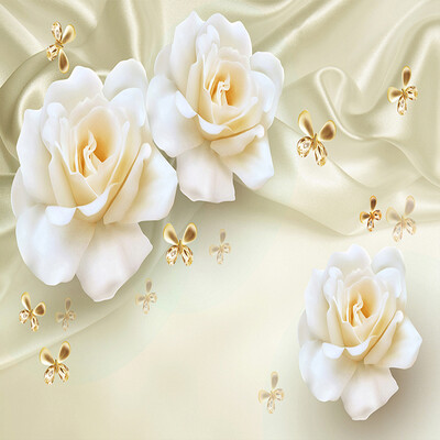 Custom Any Size 3D Wall Painting Rose Flower Butterfly Silk Non-woven Fabric Large Mural Wallpaper Living Room Sofa TV Backdrop
Custom Any Size 3D Wall Painting Rose Flower Butterfly Silk Non-woven Fabric Large Mural Wallpaper Living Room Sofa TV Backdrop