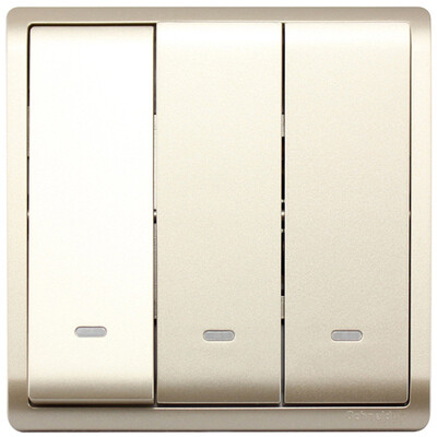 Schneider (Schneider) switch socket switch panel four open dual control switch 10A with fluorescent indicator switch Feng Shang series indulge in gold
Schneider (Schneider) switch socket switch panel four open dual control switch 10A with fluorescent indicator switch Feng Shang series indulge in gold