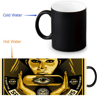 Shepard Fairey Graffiti 350ml12oz Heat Reveal Mug Color Change Coffee Cup Sensitive Morphing Mugs Magic Mug Milk Tea Cups
Shepard Fairey Graffiti 350ml12oz Heat Reveal Mug Color Change Coffee Cup Sensitive Morphing Mugs Magic Mug Milk Tea Cups
