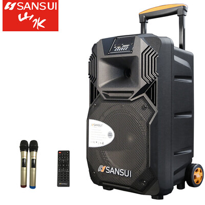 Shanshui (SANSUI) SS1-12 Квадратный танцевальный аудиогарнинг на открытом воздухе Портативный динамик Высокопроизводительный беспроводной микрофонный динамик 
Shanshui (SANSUI) SS1-12 Квадратный танцевальный аудиогарнинг на открытом воздухе Портативный динамик Высокопроизводительный беспроводной микрофонный динамик