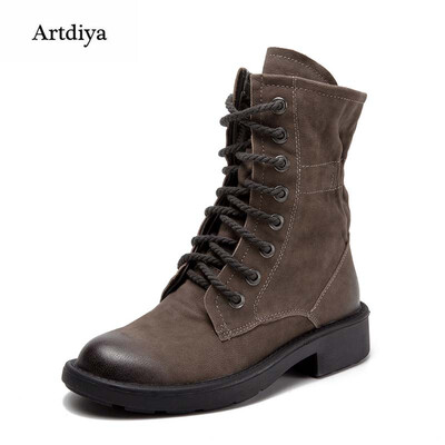 Artdiya Genuine Leather Boots 2017 Autumn and Winter New Sheepskin Women Boots Handmade Front-tie Martin Boots T1305-H16A
Artdiya Genuine Leather Boots 2017 Autumn and Winter New Sheepskin Women Boots Handmade Front-tie Martin Boots T1305-H16A