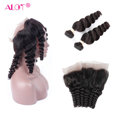 Alot Malaysian Loose Wave Hair Bundles 2 PcsLot Loose Wave Malaysian Hair 360 Frontal Extensions Weave Human Hair
Alot Malaysian Loose Wave Hair Bundles 2 PcsLot Loose Wave Malaysian Hair 360 Frontal Extensions Weave Human Hair
