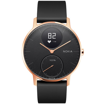 Nokia NOKIA Steel HR Smart Watch Metal Surface Intelligent Heart Rate Tracking Swimming Waterproof Incoming Call Reminder 36mm Rose Gold Black
Nokia NOKIA Steel HR Smart Watch Metal Surface Intelligent Heart Rate Tracking Swimming Waterproof Incoming Call Reminder 36mm Rose Gold Black