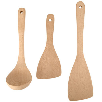 Jiachi no lacquered beech shovel spoon pieces of wood wok shovel wood shovel wood spoon spoon spoon three sets
Jiachi no lacquered beech shovel spoon pieces of wood wok shovel wood shovel wood spoon spoon spoon three sets