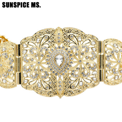 New Arrive Fashion Flower Gold Color Waist Chain Belt Waistband Rhinestone Body Jewelry Adjust Length European Belt Buckle Gift
New Arrive Fashion Flower Gold Color Waist Chain Belt Waistband Rhinestone Body Jewelry Adjust Length European Belt Buckle Gift
