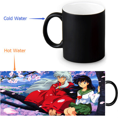 Inuyasha 350ml12oz Heat Reveal Mug Color Change Coffee Cup Sensitive Morphing Mugs Magic Mug Milk Tea Cups
Inuyasha 350ml12oz Heat Reveal Mug Color Change Coffee Cup Sensitive Morphing Mugs Magic Mug Milk Tea Cups
