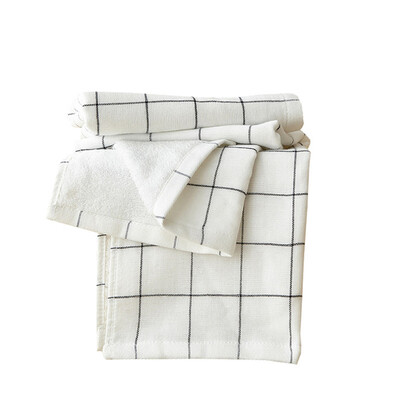 iDouillet Black Plaid Muslin Gauze&Terry Cloth Pure Cotton Bath Towel Set Hand Towels Bath Towels Grey White Camel
iDouillet Black Plaid Muslin Gauze&Terry Cloth Pure Cotton Bath Towel Set Hand Towels Bath Towels Grey White Camel