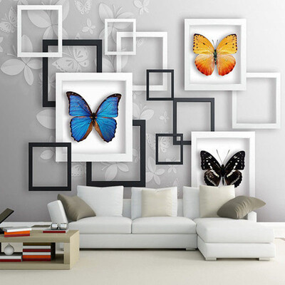 Modern 3D Stereo Geometric Abstract Butterfly Wall Painting Custom Any Size 3D Mural Living Room TV Sofa Backdrop Wallpaper Roll
Modern 3D Stereo Geometric Abstract Butterfly Wall Painting Custom Any Size 3D Mural Living Room TV Sofa Backdrop Wallpaper Roll