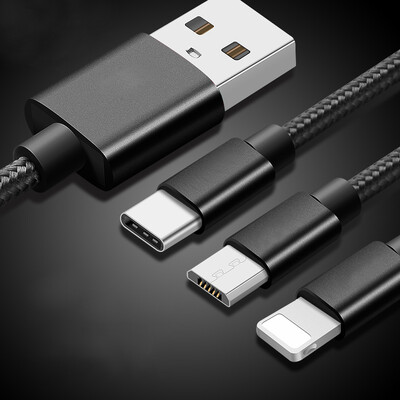 KOOLIFE Car Non-data Cable / Charging Cable Triple (Apple / Android / Type-c) Многофункциональный многофункциональный мобильный телефон без кабеля для передачи данных Один троганный три телефонный кабель для зарядки - черный
KOOLIFE Car Non-data Cable / Charging Cable Triple (Apple / Android / Type-c) Многофункциональный многофункциональный мобильный телефон без кабеля для передачи данных Один троганный три телефонный кабель для зарядки - черный