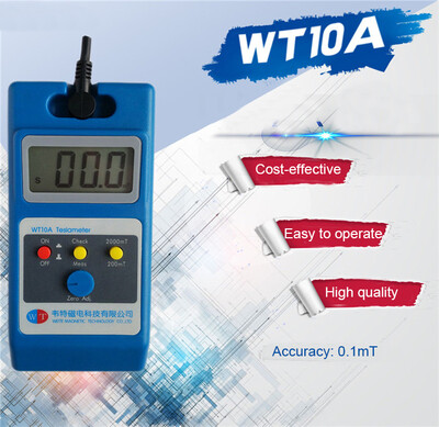 WT10A Magnetometer Surface Magnetic Field Tester Gaussmeter Gigital Gauss Meter Tesla 02000mT Fluxmeter Ns function With Probe
WT10A Magnetometer Surface Magnetic Field Tester Gaussmeter Gigital Gauss Meter Tesla 02000mT Fluxmeter Ns function With Probe