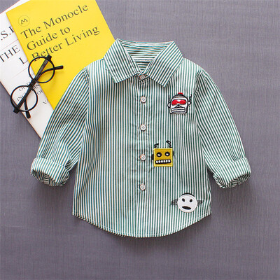Spring Autumn robot Boys Shirts Cotton Casual Blouses for Children 4 Colors Camisas Para Hombre
Spring Autumn robot Boys Shirts Cotton Casual Blouses for Children 4 Colors Camisas Para Hombre