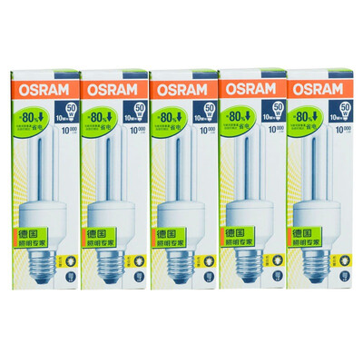 Jingdong supermarket OSRAM OSRAM standard energy-saving lamps 10W warm white E27 five loaded
Jingdong supermarket OSRAM OSRAM standard energy-saving lamps 10W warm white E27 five loaded