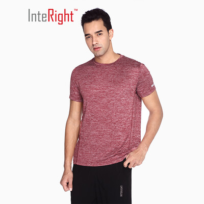 INTERIGHT summer T-shirt male running training sports short-sleeved cationic T-shirt hemp red
INTERIGHT summer T-shirt male running training sports short-sleeved cationic T-shirt hemp red