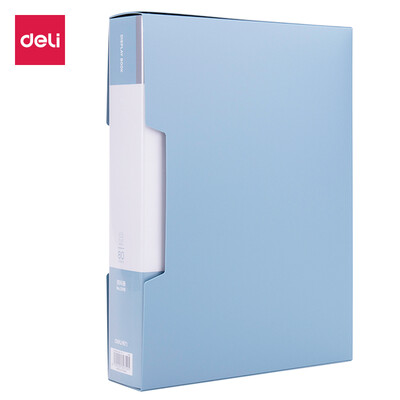 Deli deli A4 matte thickening business office information booklet file management file 5119-80 page light blue
Deli deli A4 matte thickening business office information booklet file management file 5119-80 page light blue