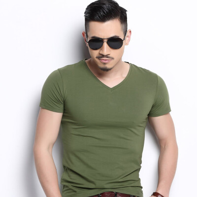 New Spring Fashion Brand V-Neck Slim Fit Short Sleeve T Shirt Men Trend Casual Mens T-Shirt Korean T Shirts
New Spring Fashion Brand V-Neck Slim Fit Short Sleeve T Shirt Men Trend Casual Mens T-Shirt Korean T Shirts