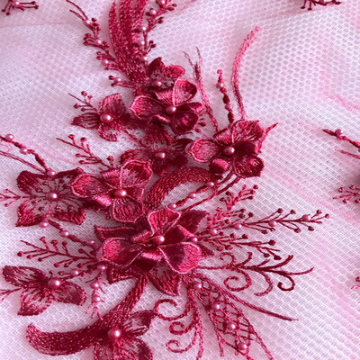 sew on Stereo flowers patches Water soluble embroidery pinkredbluewine lace applique with peal 3015cm
sew on Stereo flowers patches Water soluble embroidery pinkredbluewine lace applique with peal 3015cm