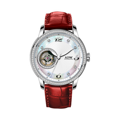 Luxury ADW Brand Ladies Watch Pearl Dial Leather Strap Automatic Mechanical Watch Women Clock Waterproof Fashionable Watch
Luxury ADW Brand Ladies Watch Pearl Dial Leather Strap Automatic Mechanical Watch Women Clock Waterproof Fashionable Watch