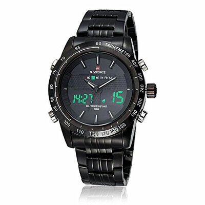 Sports Men Watch Stainless Steel Quartz Men Watch LED Dual Display Watch Red
Sports Men Watch Stainless Steel Quartz Men Watch LED Dual Display Watch Red