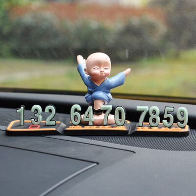 YUECAR car temporary stop sign stereo small monk phone number mobile car stop sign kung fu models - one fly
YUECAR car temporary stop sign stereo small monk phone number mobile car stop sign kung fu models - one fly