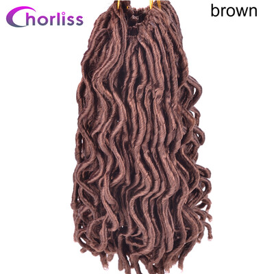 Chorliss 20inch FauxLocs Curly Crochet Braids Synthetic Crochet Hair Extensions Pure Color Braiding Hair Bundles 100gpack 1pc
Chorliss 20inch FauxLocs Curly Crochet Braids Synthetic Crochet Hair Extensions Pure Color Braiding Hair Bundles 100gpack 1pc