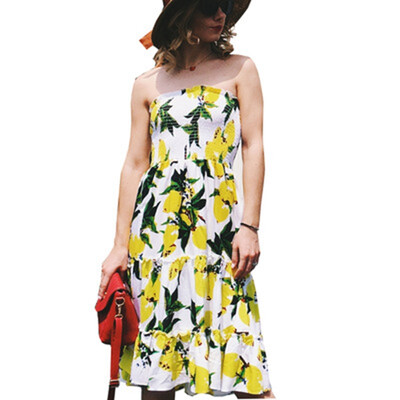 Try Everything Women Summer Dress 2018 Sexy Dress Strapless With Ruffles Casual Dress Empire Waist Dress Women Slash Yellow Neck M
Try Everything Women Summer Dress 2018 Sexy Dress Strapless With Ruffles Casual Dress Empire Waist Dress Women Slash Yellow Neck M
