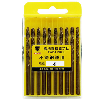 KATA twist drill stainless steel drill hand drill bit high speed steel metal drilling drill set 4mm10 stick KT71040
KATA twist drill stainless steel drill hand drill bit high speed steel metal drilling drill set 4mm10 stick KT71040