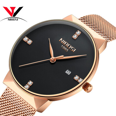 NIBOSI Watches Ultra Thin Steel Mesh Belt Watch Fashion Casual Women Dress Watch Ladies Dress Wristwatches Relogio Feminino
NIBOSI Watches Ultra Thin Steel Mesh Belt Watch Fashion Casual Women Dress Watch Ladies Dress Wristwatches Relogio Feminino