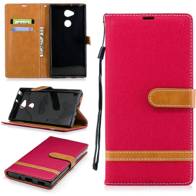 BEFOSPEY Mixed Colors Denim PU LeatherSoft TPU Card Slot Stand Wallet Case For Sony Xperia XA2 Ultra 60"2018
BEFOSPEY Mixed Colors Denim PU LeatherSoft TPU Card Slot Stand Wallet Case For Sony Xperia XA2 Ultra 60"2018
