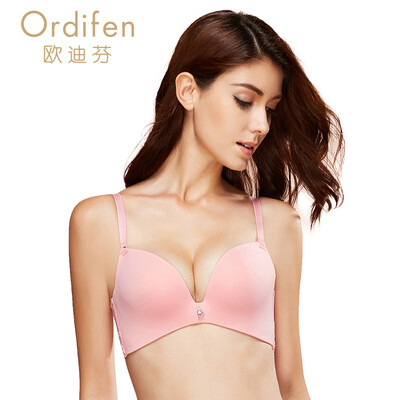 Ou Difen no steel ring bra ladies underwear seamless sexy bra small chest gathered bra XB6518 strange purple 75B
Ou Difen no steel ring bra ladies underwear seamless sexy bra small chest gathered bra XB6518 strange purple 75B