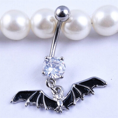 New Black Bat Belly Button Rhinestone Animal Navel Piercing Body Jewelry Anti Allergic Material Medical Needle Batman Girlfriend
New Black Bat Belly Button Rhinestone Animal Navel Piercing Body Jewelry Anti Allergic Material Medical Needle Batman Girlfriend