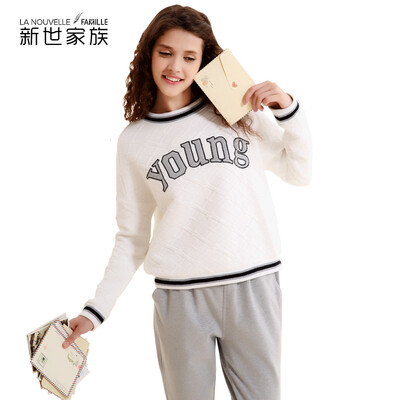 New World Family Pajamas Womens Spring Long Sleeve Cotton Casual Home Service XB57091 Beige
New World Family Pajamas Womens Spring Long Sleeve Cotton Casual Home Service XB57091 Beige