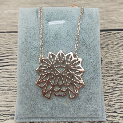 New Origami Lion Head Necklace Lion Head Charm Female Male Gift Necklace Fashion Women Jewellery Geometric Jewellery
New Origami Lion Head Necklace Lion Head Charm Female Male Gift Necklace Fashion Women Jewellery Geometric Jewellery