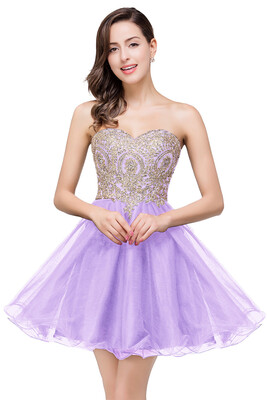 Lovely Short Beaded Cheap Sweetheart A-Line Prom Dresses Appliques Sparkly Organza Homecoming Dresses
Lovely Short Beaded Cheap Sweetheart A-Line Prom Dresses Appliques Sparkly Organza Homecoming Dresses