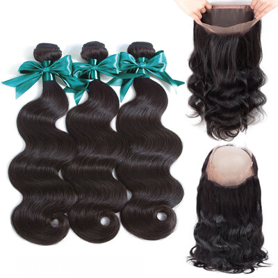 Pre Plucked 360 Lace Closure With Band Hair 235"x4"x3" 360 Lace Virgin Hair Brazilian Body Wave 360 Lace Frontal With Baby Hair
Pre Plucked 360 Lace Closure With Band Hair 235"x4"x3" 360 Lace Virgin Hair Brazilian Body Wave 360 Lace Frontal With Baby Hair