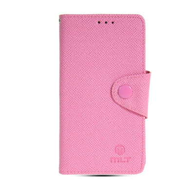 

MOONCASE Classic cross pattern Leather Side Flip Wallet Card Slot Pouch Stand Shell Back ЧЕХОЛ ДЛЯ Samsung Galaxy A5 Pink