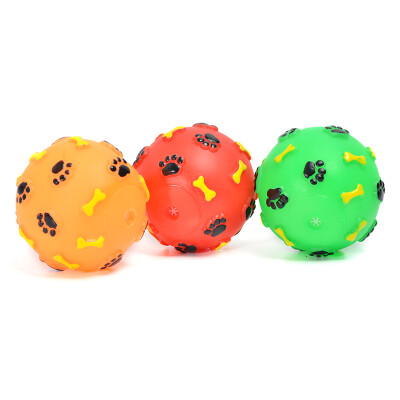 Thousand feathers Soleil pet dog toy dog vocal toy molar tooth toy paw print ball random color
Thousand feathers Soleil pet dog toy dog vocal toy molar tooth toy paw print ball random color