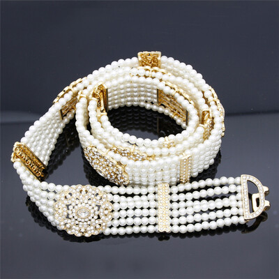 Luxuriant Women Beaded Waist Chain Medieval Noble Belt Adjustable Length Jewelry India Bridal Nigeria Wedding Hollow Flower Belt
Luxuriant Women Beaded Waist Chain Medieval Noble Belt Adjustable Length Jewelry India Bridal Nigeria Wedding Hollow Flower Belt