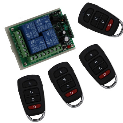 MITI DC 12v 4ch Rf Wireless on-off Remote Control Switch 315M /433.92MHZ wieless transmitter and receiver Free shipping
MITI DC 12v 4ch Rf Wireless on-off Remote Control Switch 315M /433.92MHZ wieless transmitter and receiver Free shipping