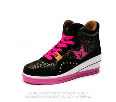 PLAYBOY brand New autumn and winter leisure,Height increasing,Suede calfskin,Fashion high-top sneakers,Women's shoes
PLAYBOY brand New autumn and winter leisure,Height increasing,Suede calfskin,Fashion high-top sneakers,Women's shoes