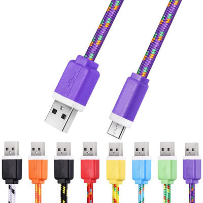 1M Micro USB Flat Braided Synchronization Charger Cable Cord Adapter for Android Smart Phones
1M Micro USB Flat Braided Synchronization Charger Cable Cord Adapter for Android Smart Phones
