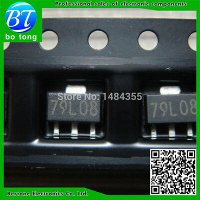 Free shIpping 100pcs/LOT 79L08 Three-terminal voltage regulator circuit SOT-89 transistor
Free shIpping 100pcs/LOT 79L08 Three-terminal voltage regulator circuit SOT-89 transistor