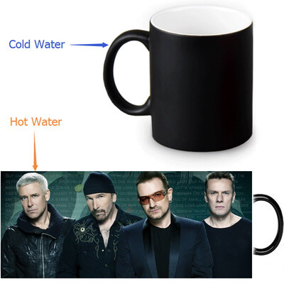 U2 Rock Band 350ml12oz Heat Reveal Mug Color Change Coffee Cup Sensitive Morphing Mugs Magic Mug Milk Tea Cups
U2 Rock Band 350ml12oz Heat Reveal Mug Color Change Coffee Cup Sensitive Morphing Mugs Magic Mug Milk Tea Cups