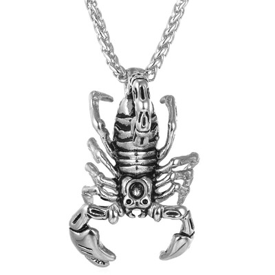 U7 American Style Steampunk Men Chain Scorpion 18K Gold Plated Stainless Steel Black Vintage Women Statement Necklace 2016
U7 American Style Steampunk Men Chain Scorpion 18K Gold Plated Stainless Steel Black Vintage Women Statement Necklace 2016