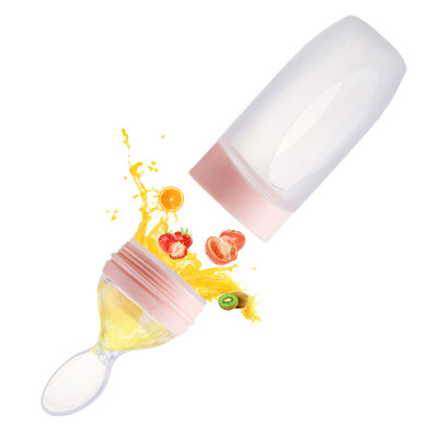 Linmy Linmy squeeze baby feeding spoon rice paste spoon bottle silicone soft spoon baby rice flour food supplement spoon pink MJYSF-810
Linmy Linmy squeeze baby feeding spoon rice paste spoon bottle silicone soft spoon baby rice flour food supplement spoon pink MJYSF-810