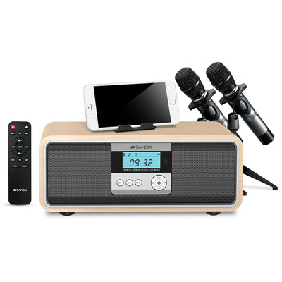 Landscape SANSUI T58 Bluetooth Speaker Home Theater Audio Mobile Wireless Speaker Card Music Player Computer Subwoofer K song Microphone Light wood grain Double wheat
Landscape SANSUI T58 Bluetooth Speaker Home Theater Audio Mobile Wireless Speaker Card Music Player Computer Subwoofer K song Microphone Light wood grain Double wheat